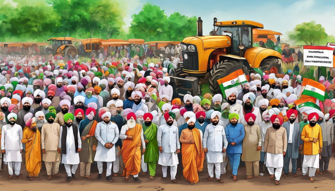 Unraveling the Heart of India's Agrarian Unrest: The Punjab Farm Protests