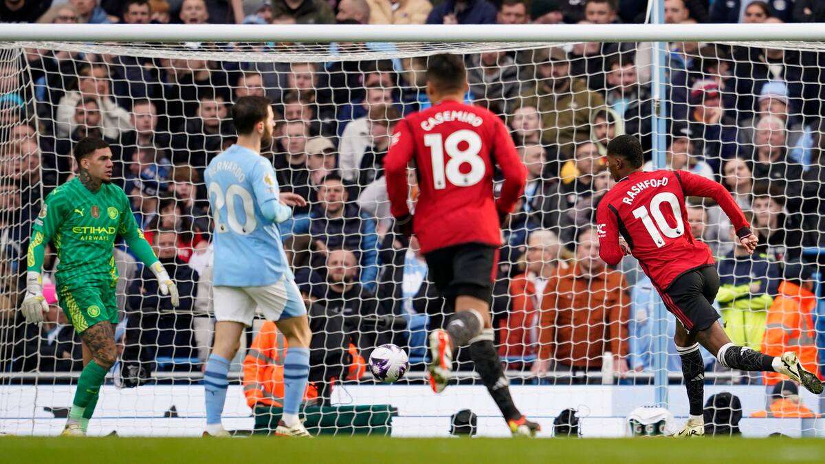Marcus Rashford Shines Bright in Manchester Derby with a Spectacular Goal