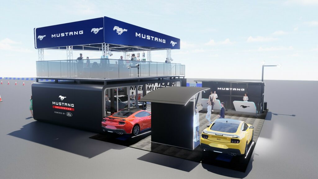 What are the upcoming stops for the Mustang 60th Anniversary tour and how can owners of the 2024 Mustang participate?