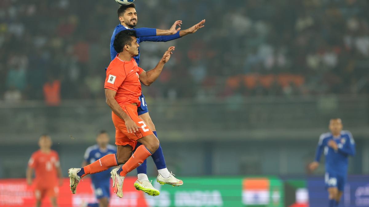 What is India's standing in the FIFA World Cup Qualifier group after the matches mentioned in the articles?