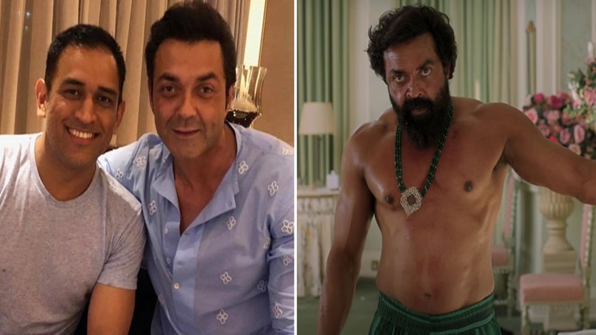 What message did MS Dhoni request Bobby Deol to delete?