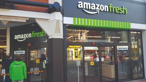 How is Amazon changing its grocery checkout process?