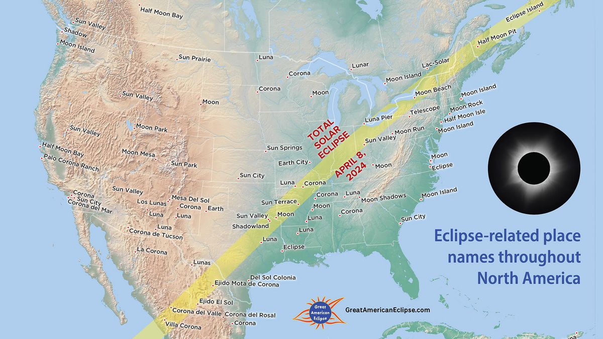 Total Solar Eclipse 2024 Distance to Travel for PathofTotality