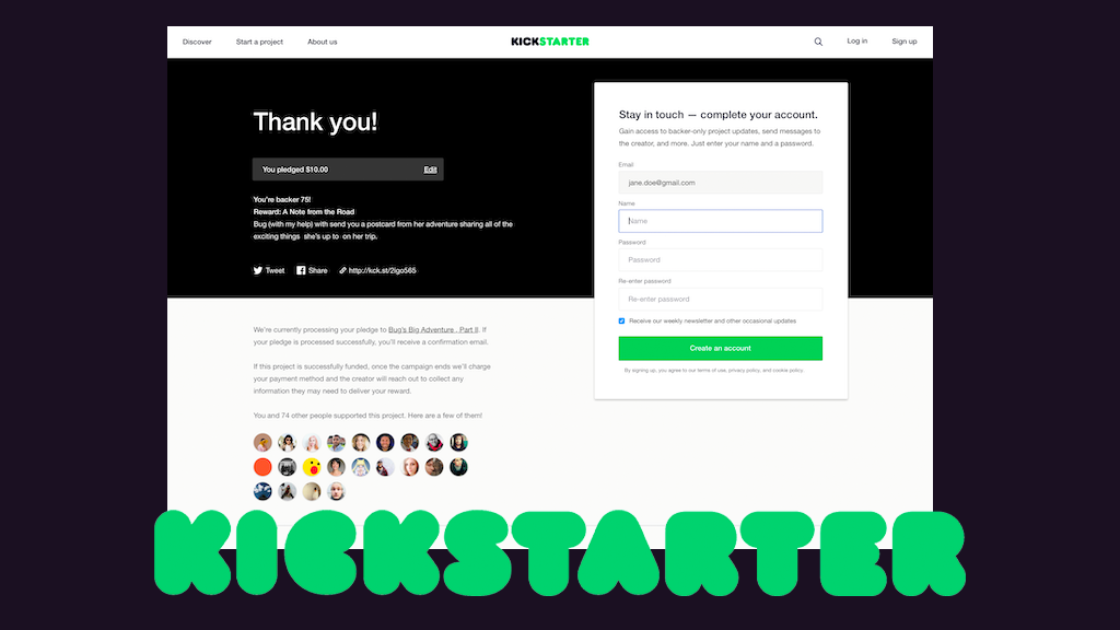 What are the advantages of late pledges on Kickstarter and how do they benefit creators and backers?