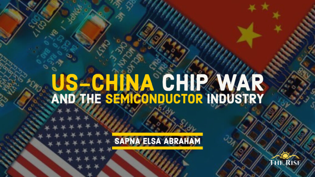 What are the implications of the global chip war on US-China relations and semiconductor production in Taiwan?