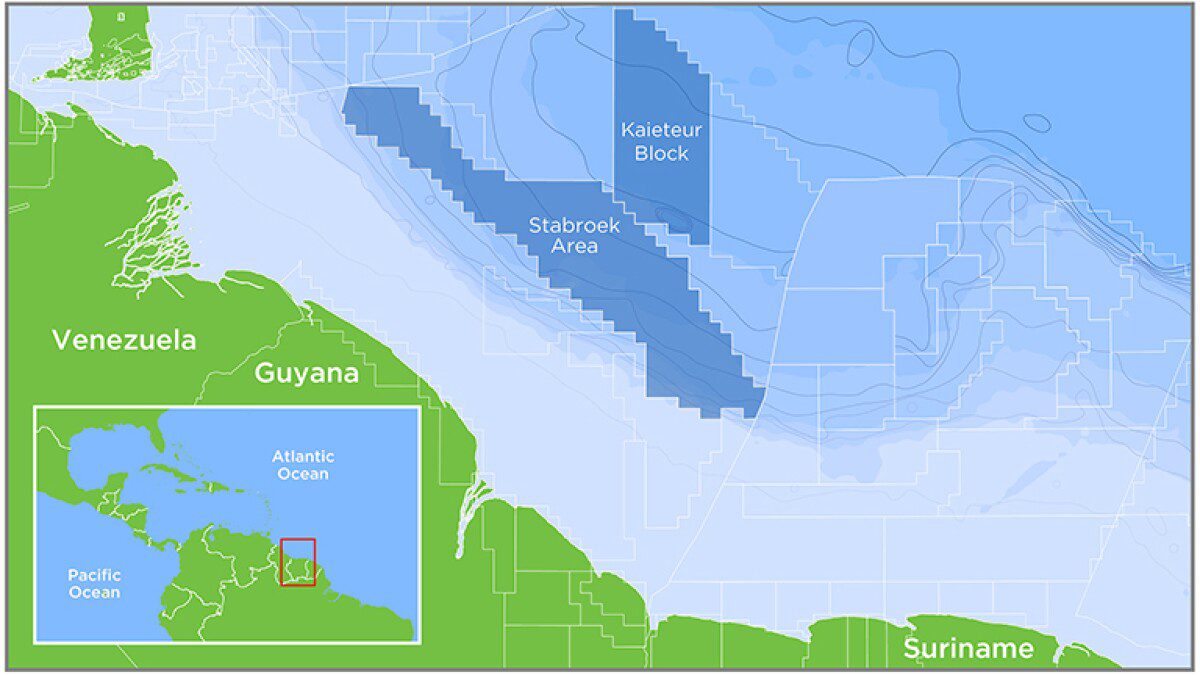 What are the estimated resource base and daily capacity of the Whiptail project in Guyana?