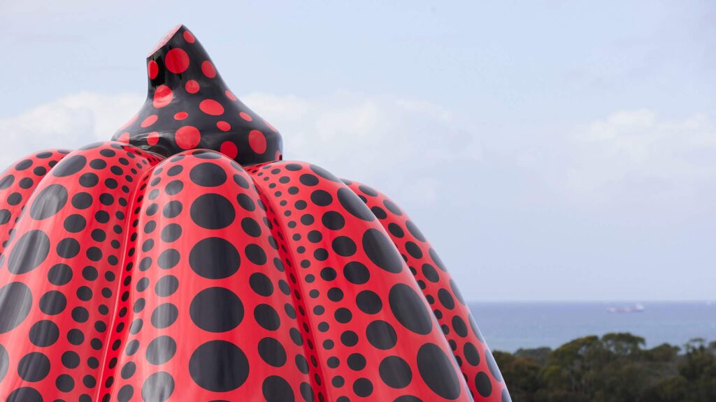 What artwork will be exclusively unveiled at the Yayoi Kusama exhibition in Melbourne this summer?