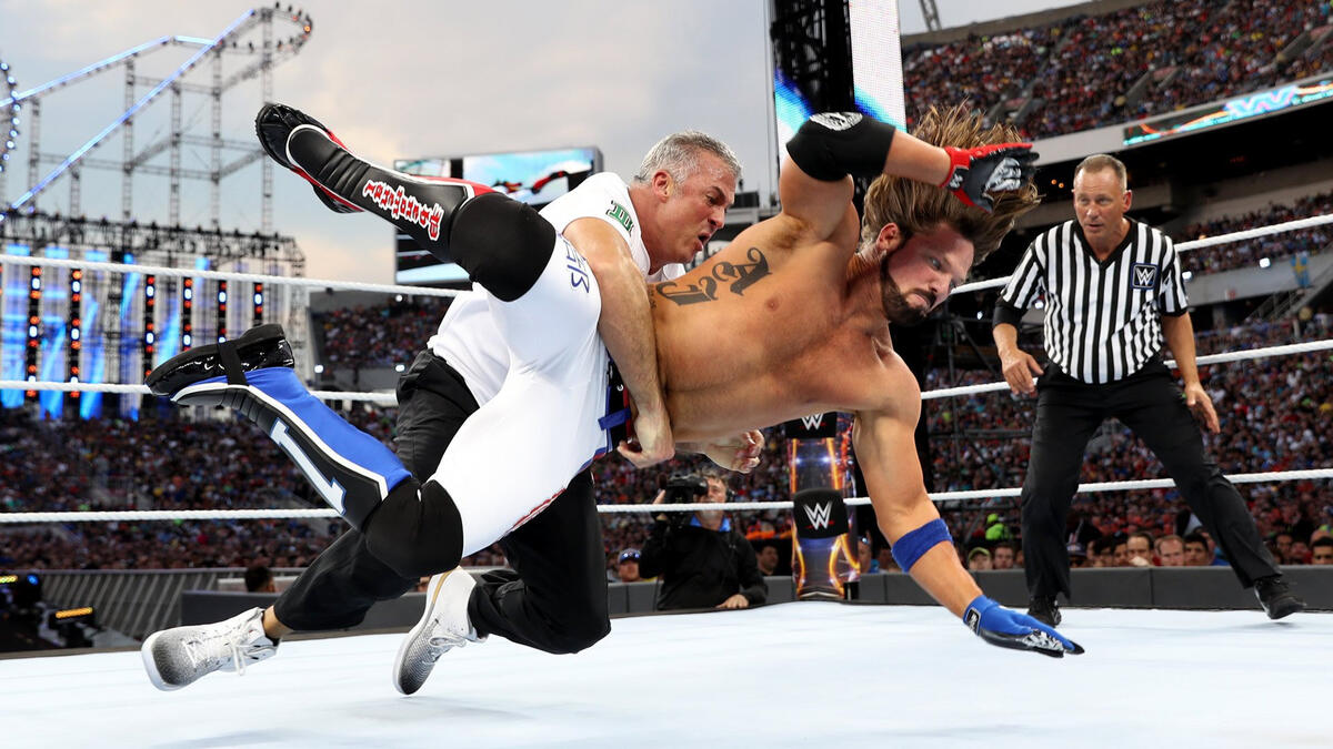 What did AJ Styles think of his match with Shane McMahon at WrestleMania 33?