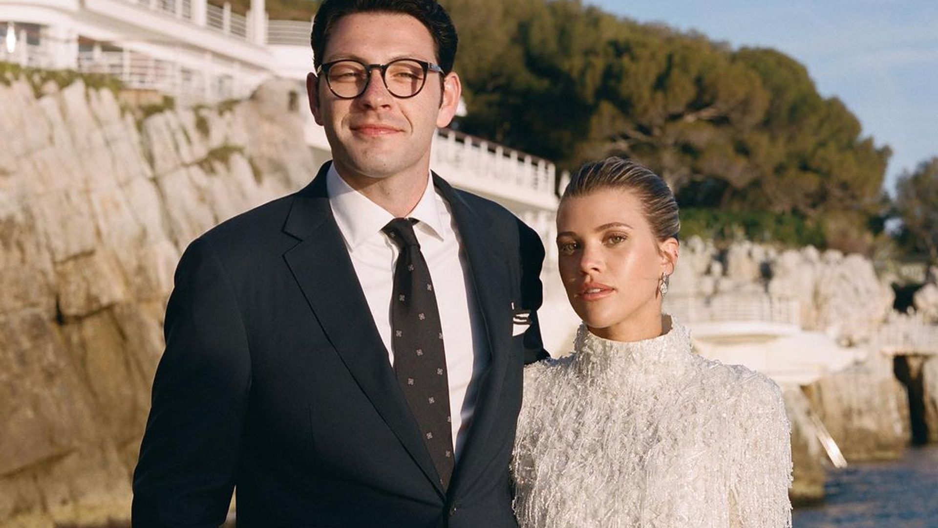 What did Sofia Richie and Elliot Grainge do before their wedding ceremony?