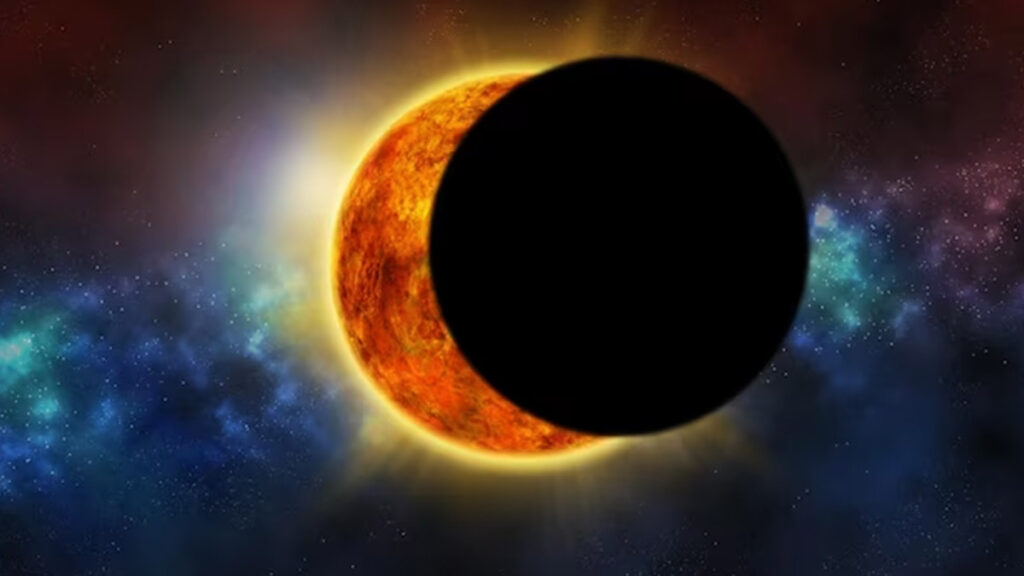 What is the path of totality and what can one see during a total solar eclipse?