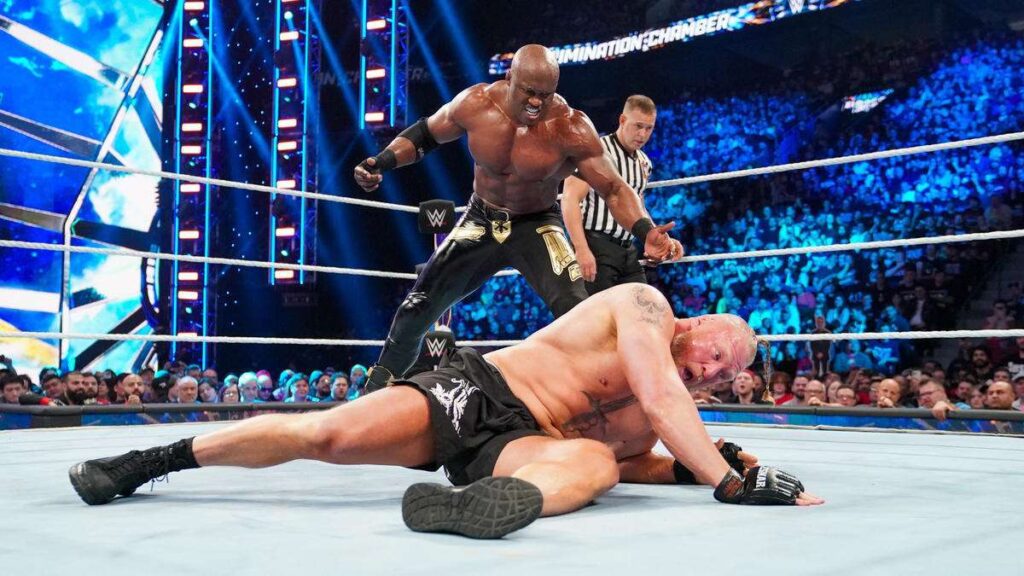 What was said about WWE Superstar Bobby Lashley after his match at WrestleMania 40?