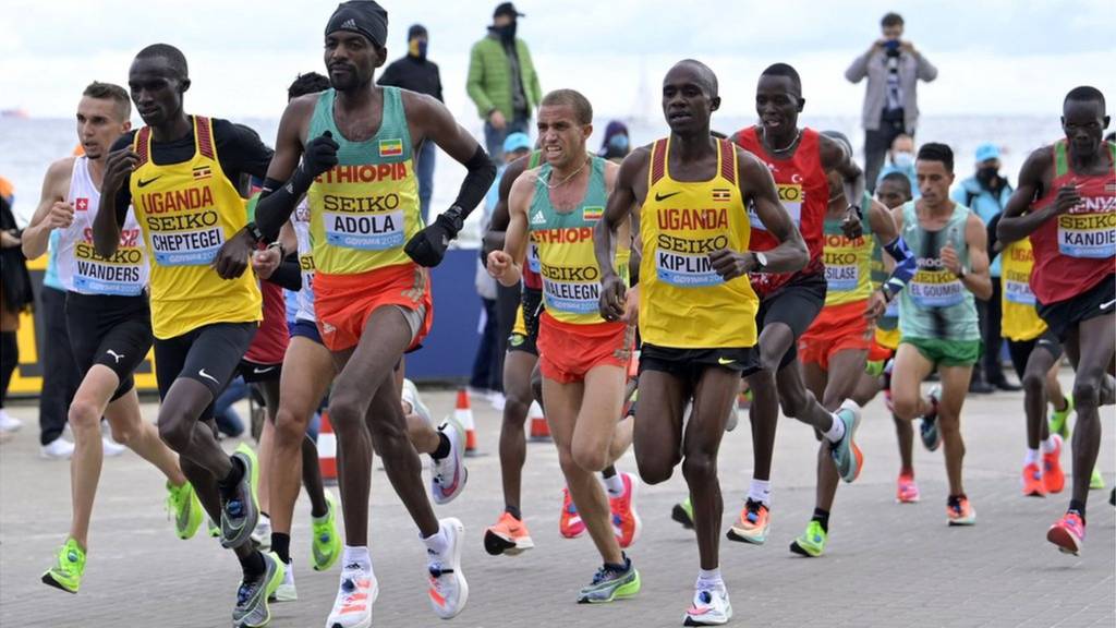 What was the winning time for the 10K race in the Ko'Ko' Road Race?