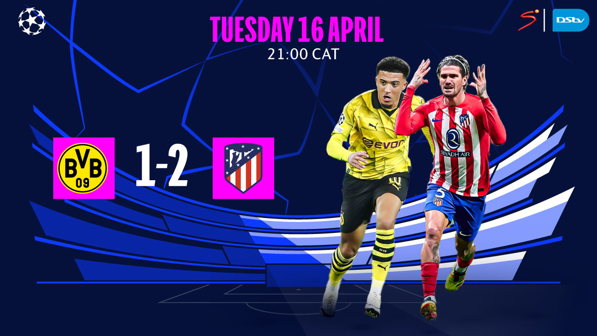 Where did Atletico Madrid vs. Borussia Dortmund Champions League match take place?