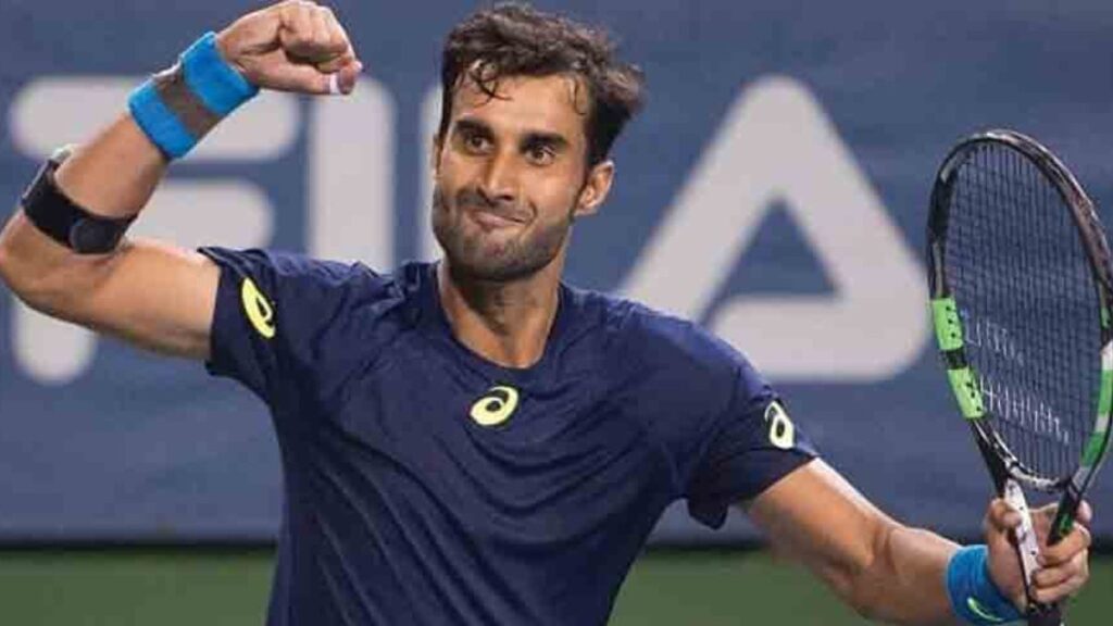 Who is Yuki Bhambri's regular playing partner in tournaments?