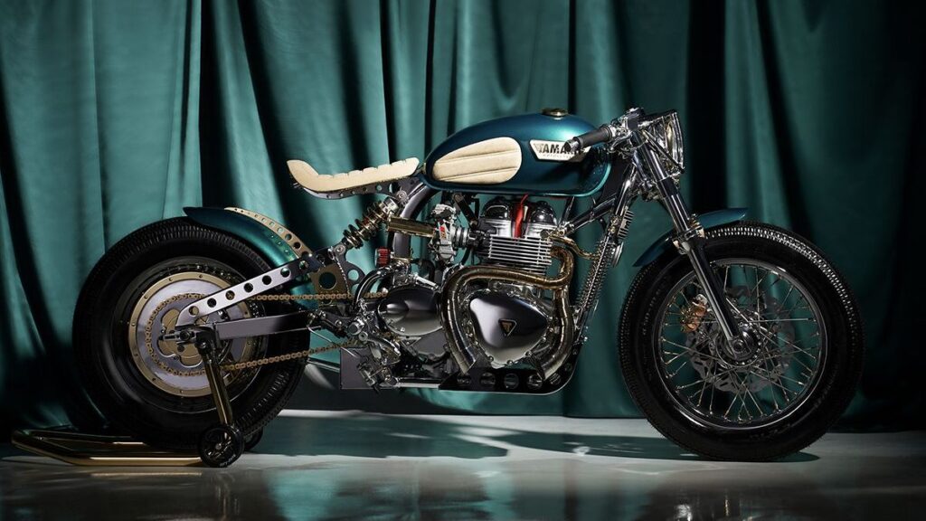 Heavily Modified Triumph Bonneville Bobber