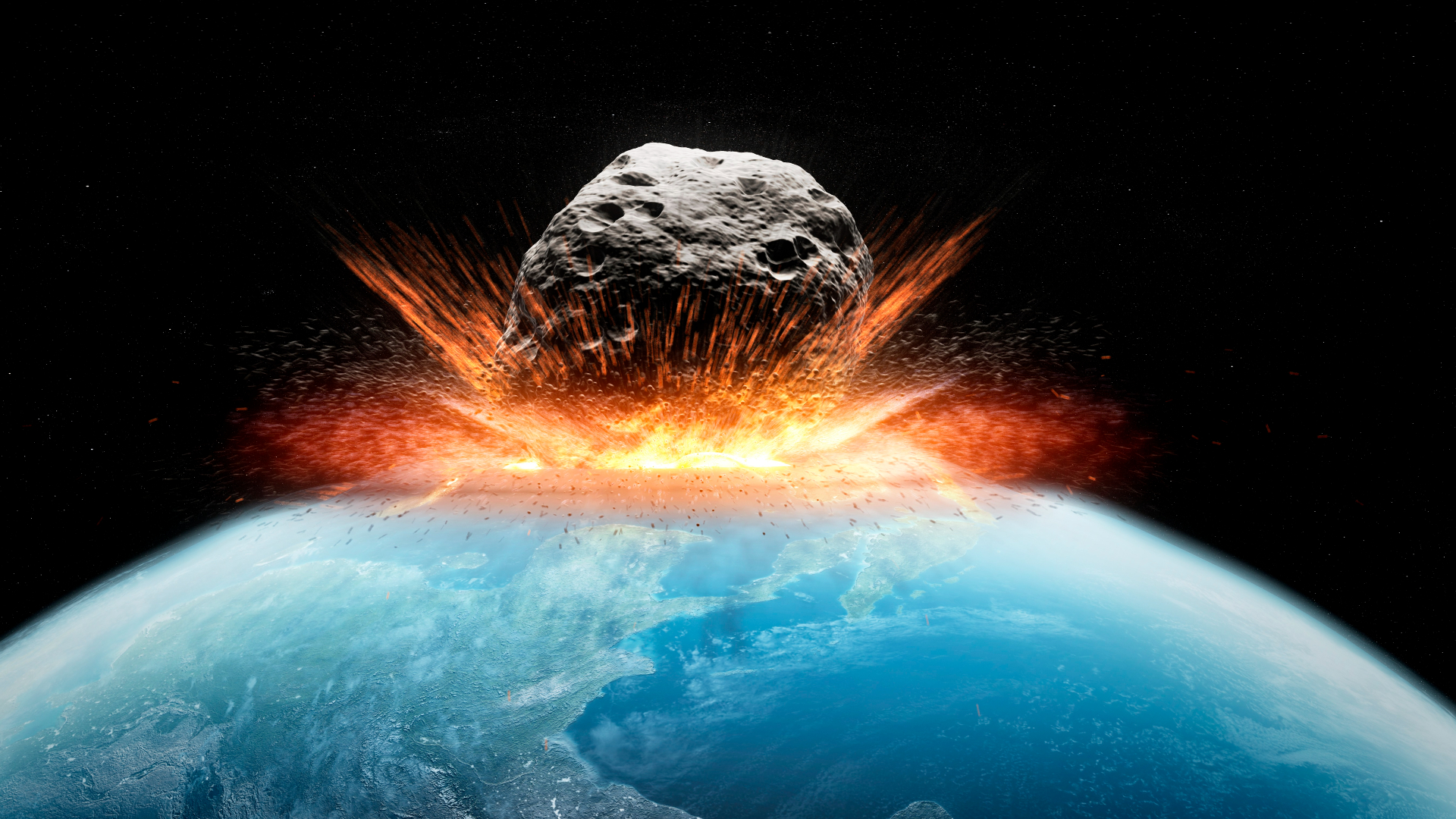 How Frequently Do Planets Like Earth Face Catastrophic Impacts and What Determines Their Size?