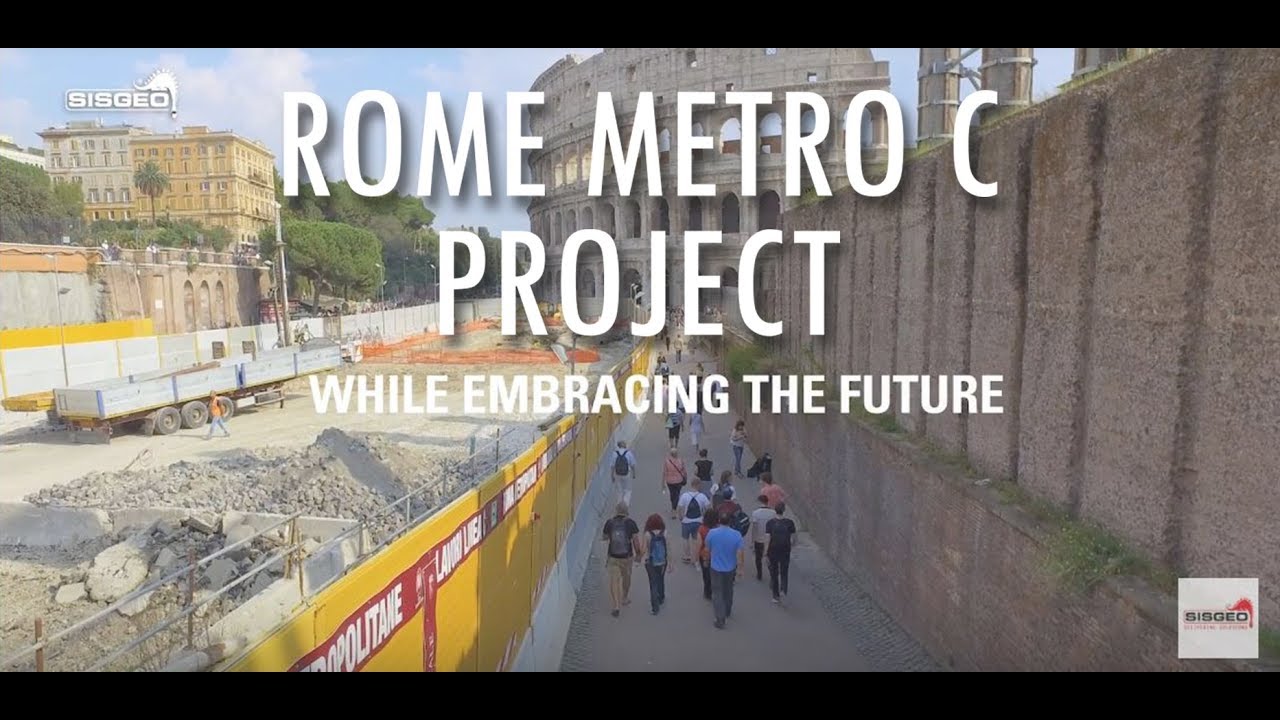 What are the challenges faced in bringing a new subway line under ancient Roman ruins and through Rome's historic center?