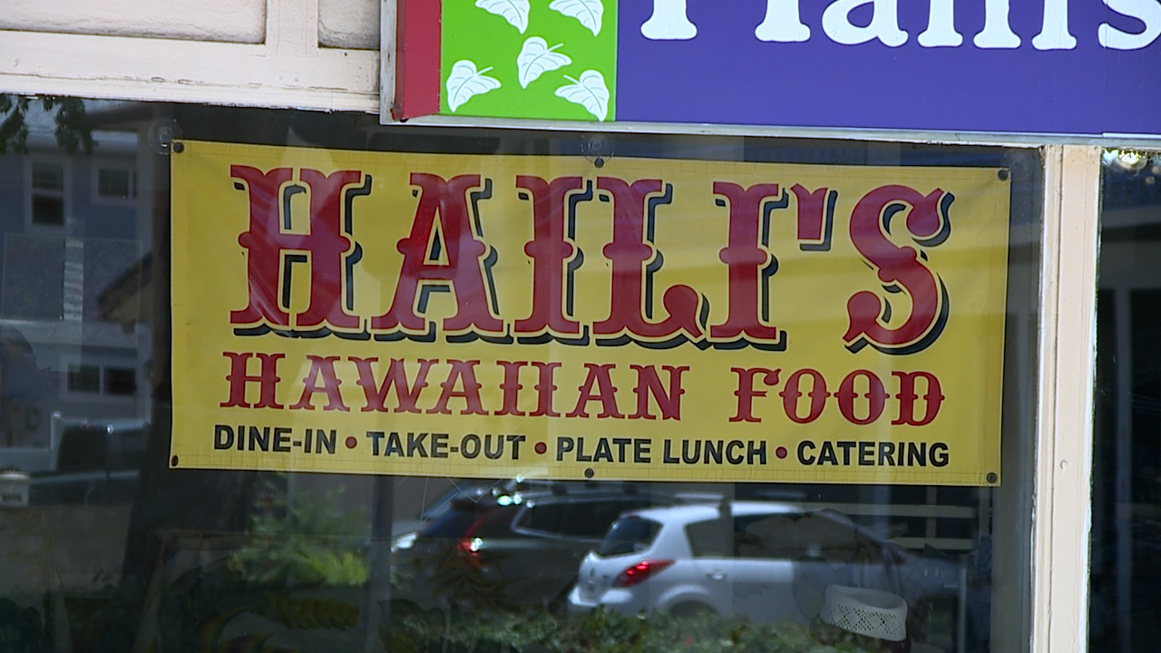 **Closure of Haili's Hawaiian Food