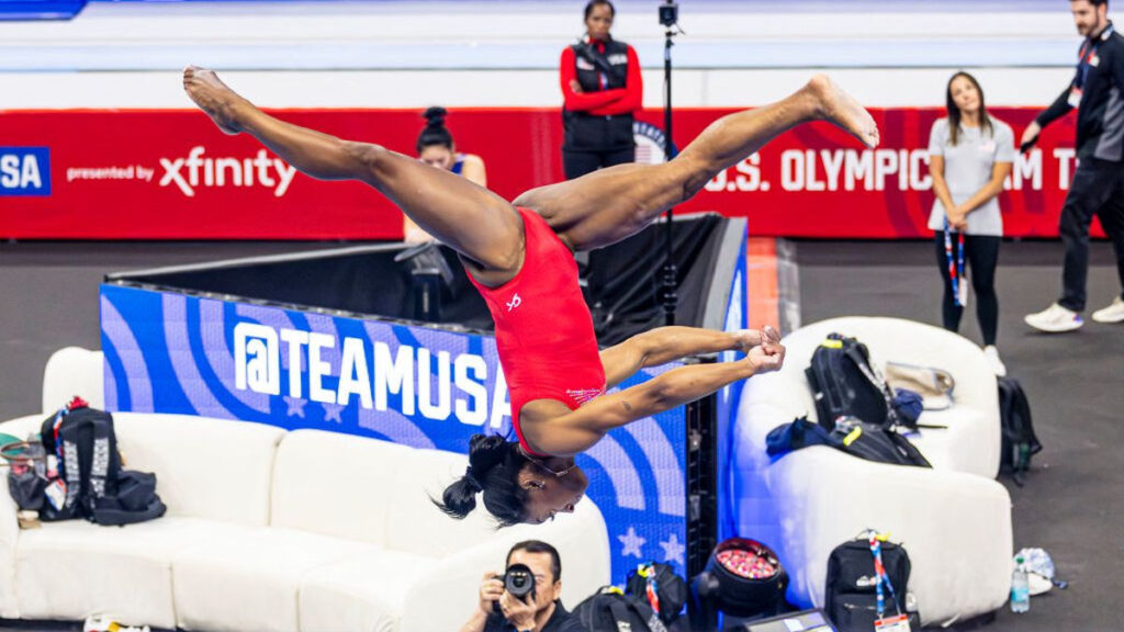 How is Simone Biles Finding Balance Between Personal Life and Professional Career?