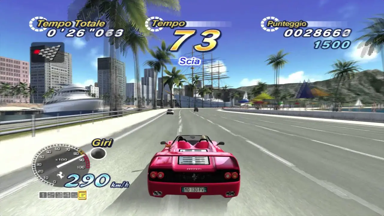 Enhanced PC Version of OutRun 2006