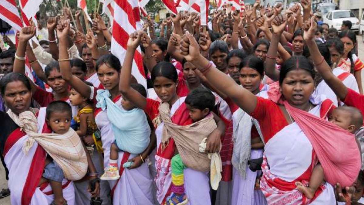 Tribal MLAs Protest in Maharashtra